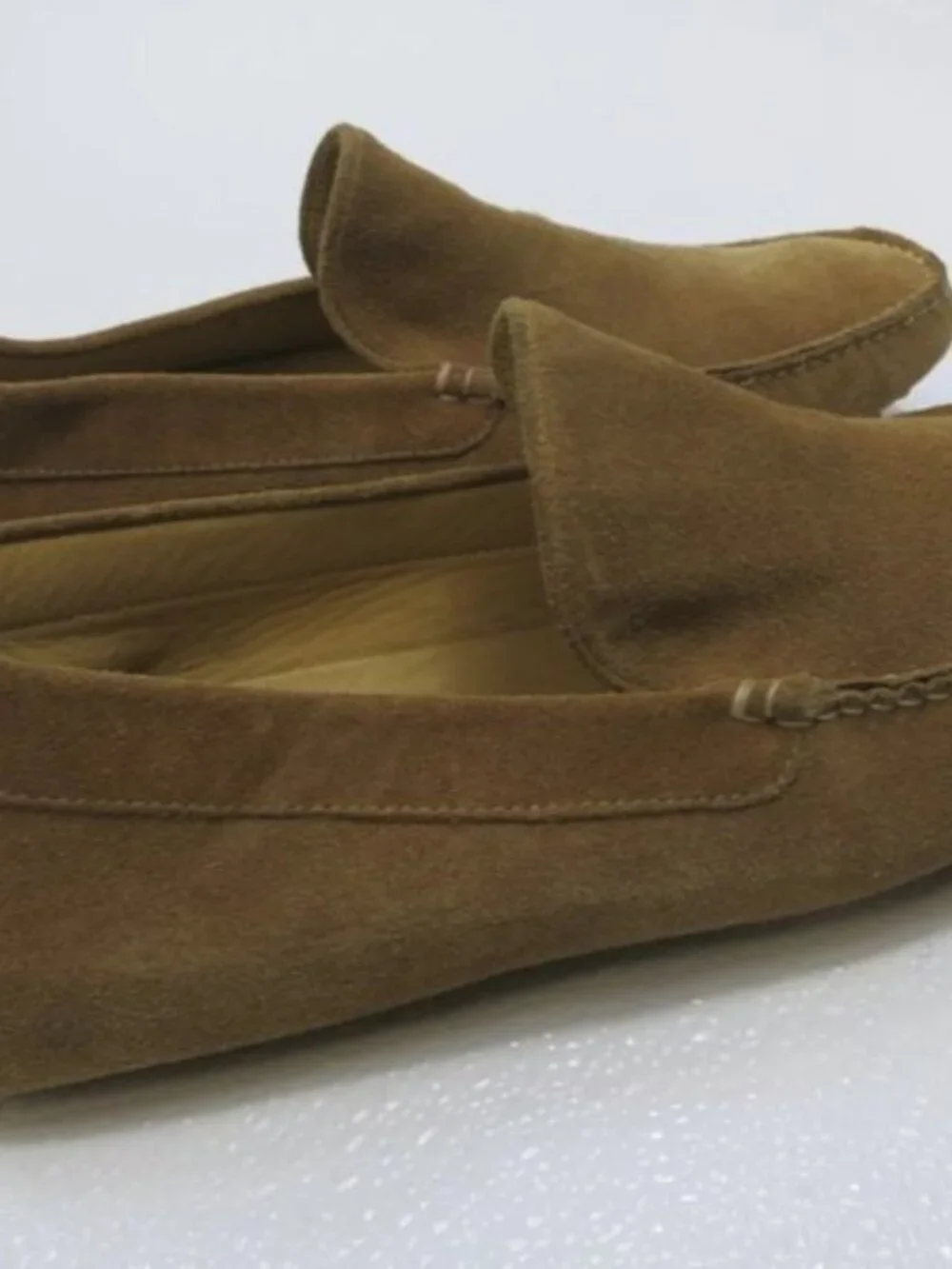 Schettino Capri Suede Leather Driver Moccasin Casual comfort Footwear Shoes Sz 9